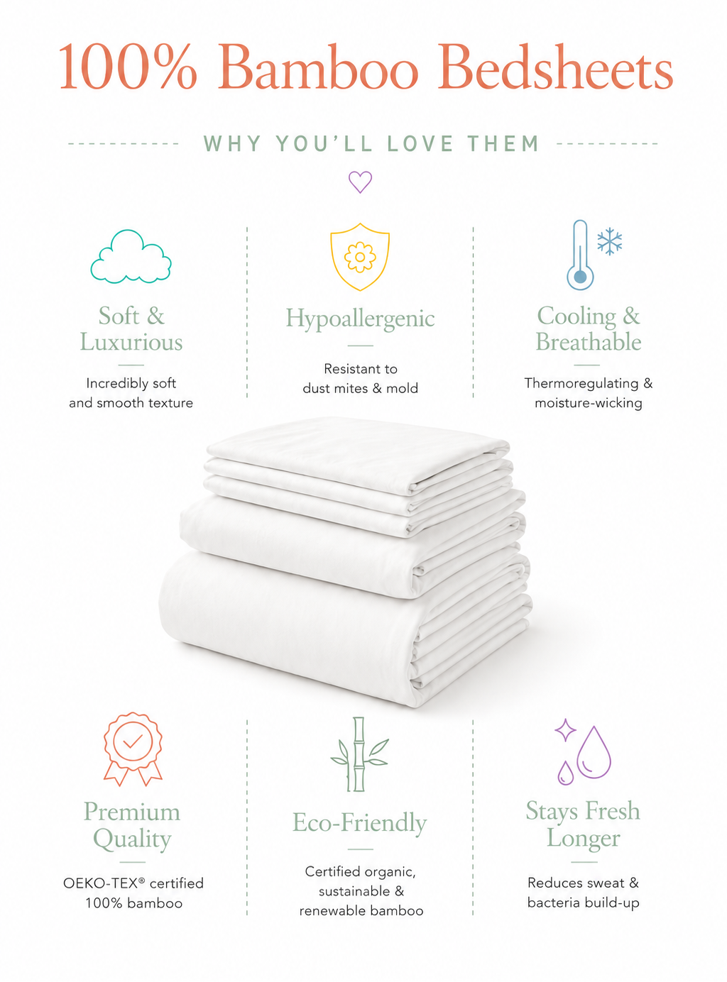 Better Snooze OEKO-TEX® Bamboo Bedsheets Set