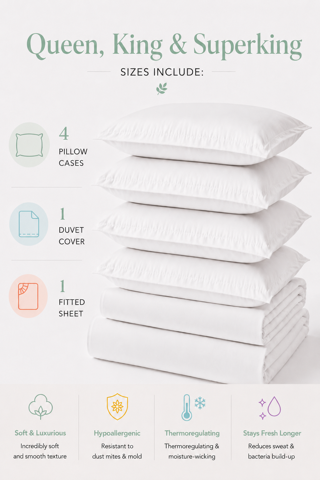 Better Snooze OEKO-TEX® Bamboo Bedsheets Set