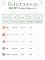 Better Snooze OEKO-TEX® Bamboo Bedsheets Set