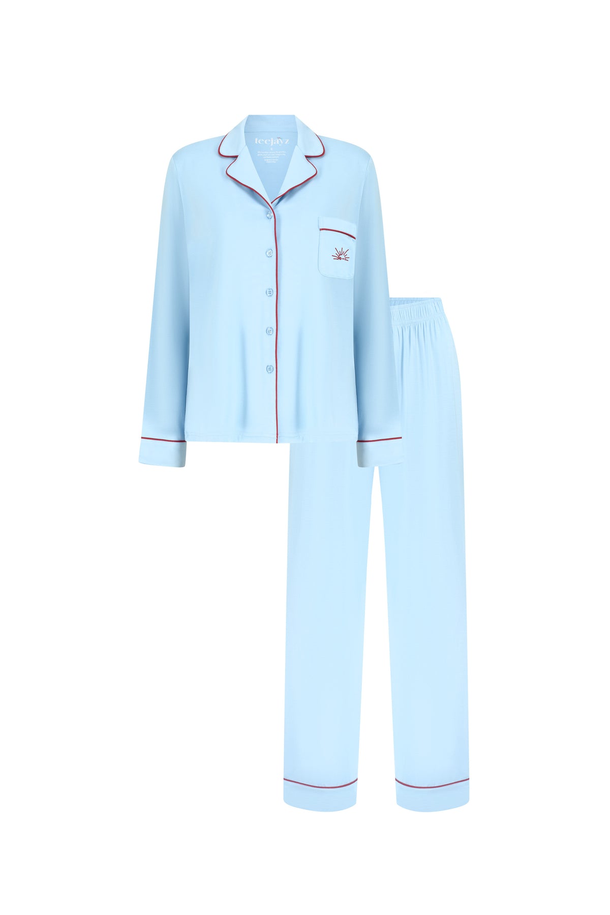 Cloud Pants Set OEKO-TEX® Bamboo – Light Blue