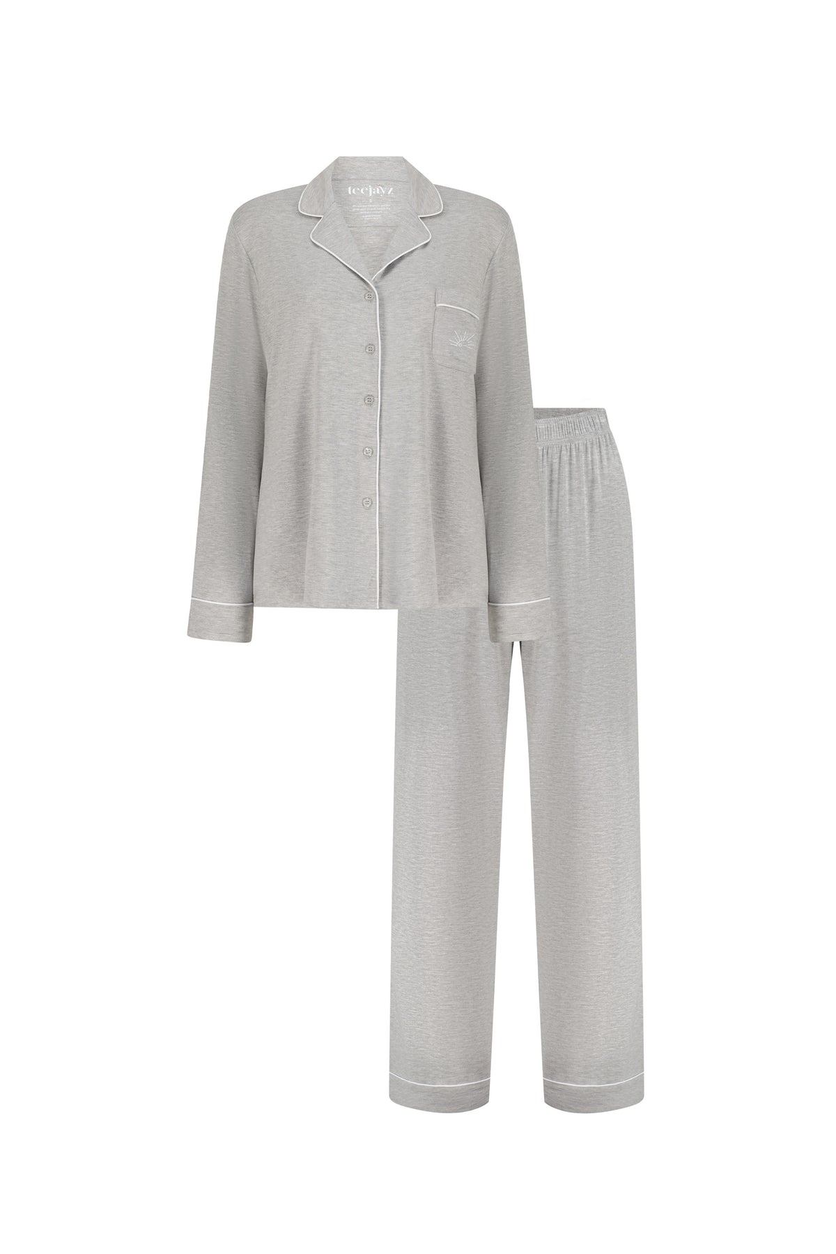Cloud Pants Set OEKO-TEX® Bamboo – Light Grey