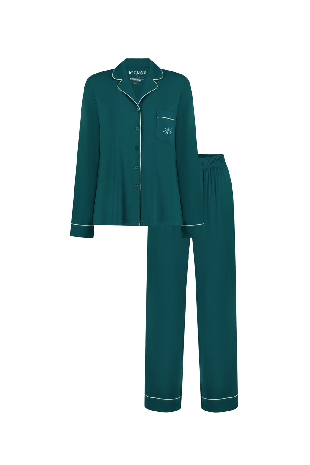 Cloud Pants Set OEKO-TEX® Bamboo – Teal