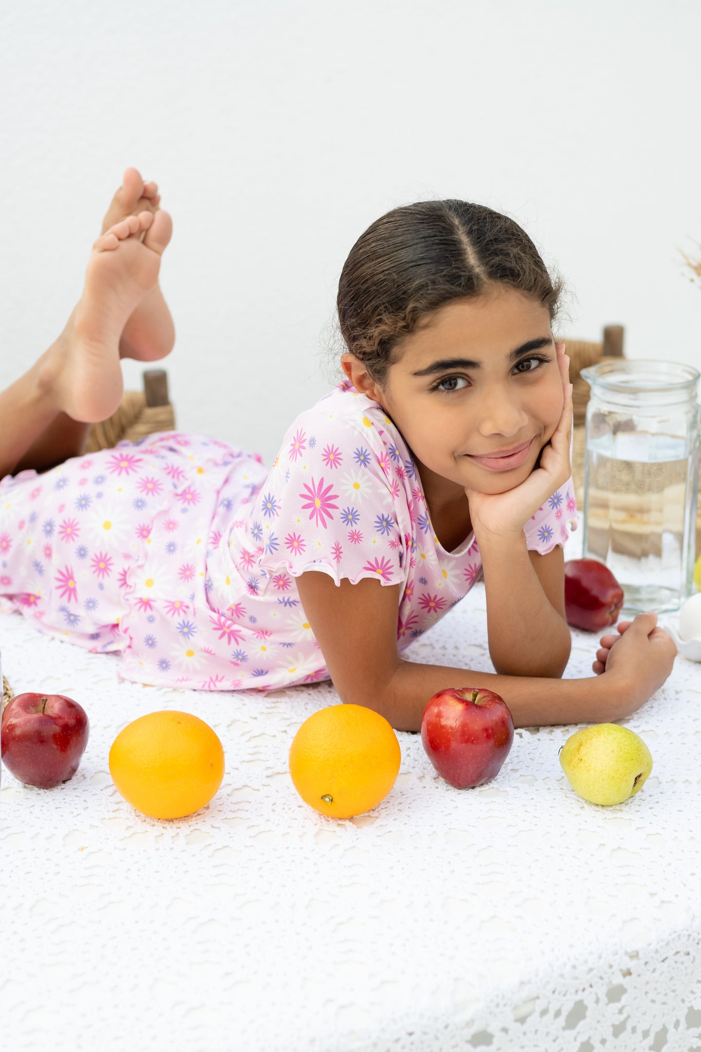 Flower power Short set OEKO-TEX® Bamboo