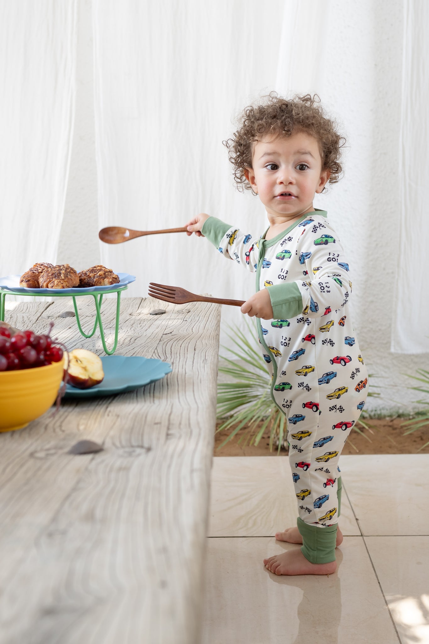 Cars Zippy Onesie OEKO-TEX® Bamboo