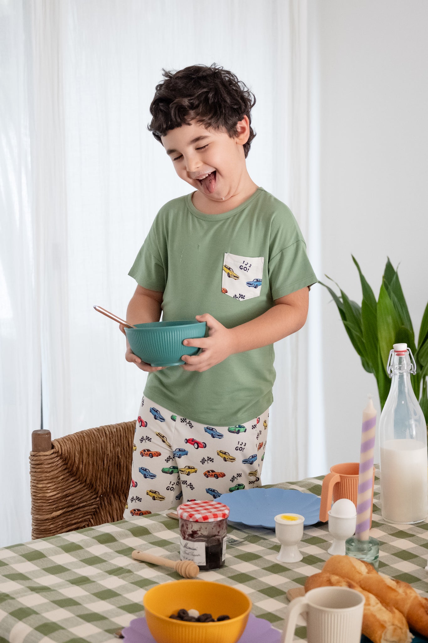 Cars Shorts Set OEKO-TEX® Bamboo