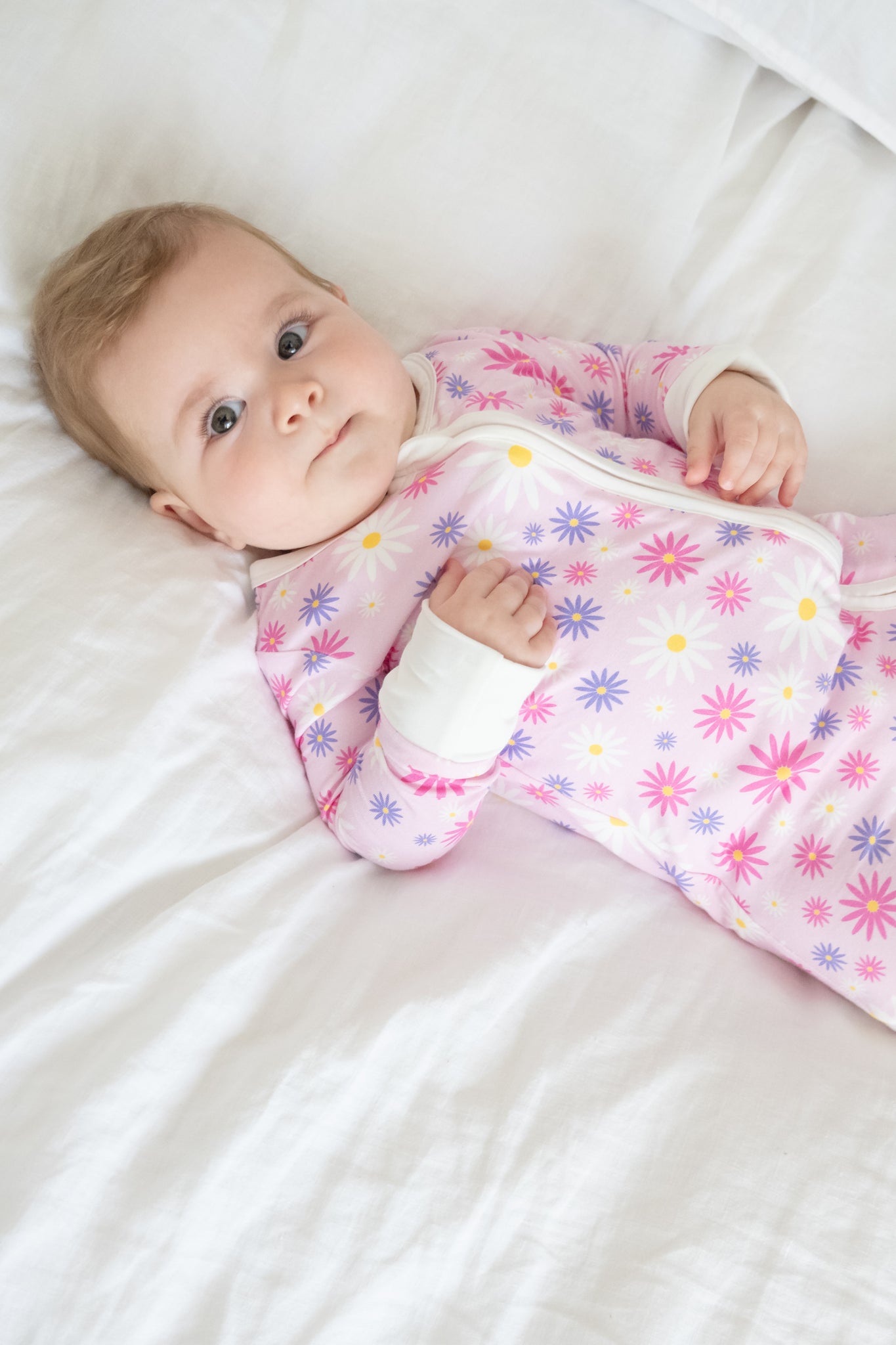 Flower Power Zippy Onesie OEKO-TEX® Bamboo