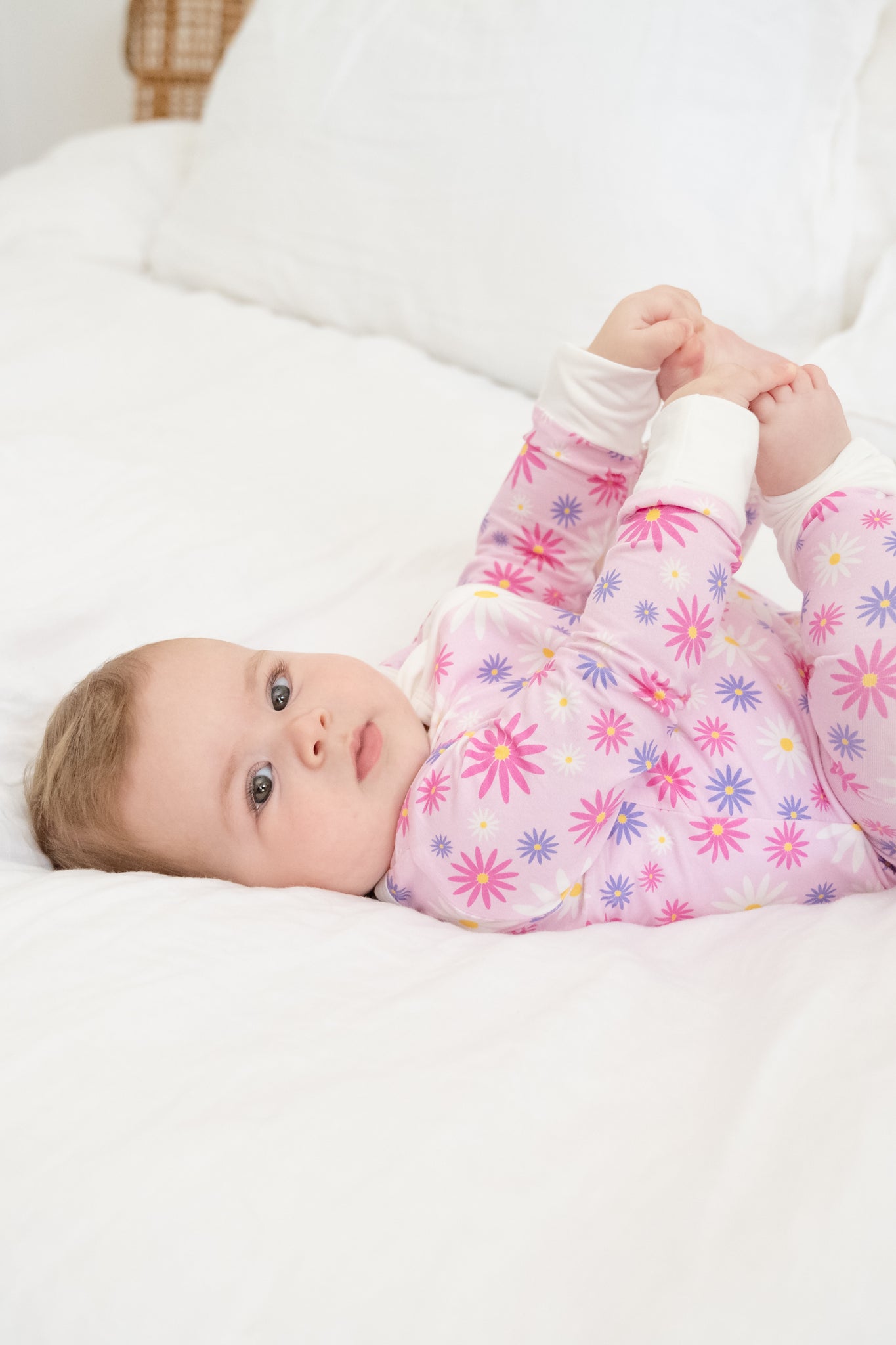 Flower Power Zippy Onesie OEKO-TEX® Bamboo