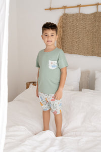 Dino Shorts set OEKO-TEX® Bamboo
