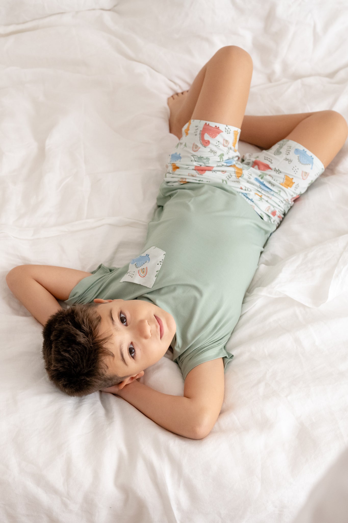 Dino Shorts set OEKO-TEX® Bamboo