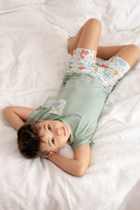Dino Shorts set OEKO-TEX® Bamboo