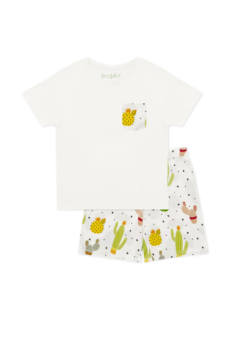 Cacti Shorts Set OEKO-TEX® Bamboo